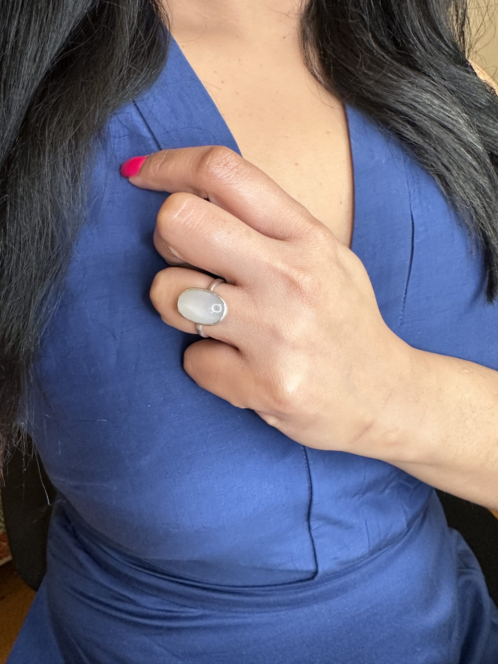 Chandrakant Adjustable Moonstone Ring - Image 5