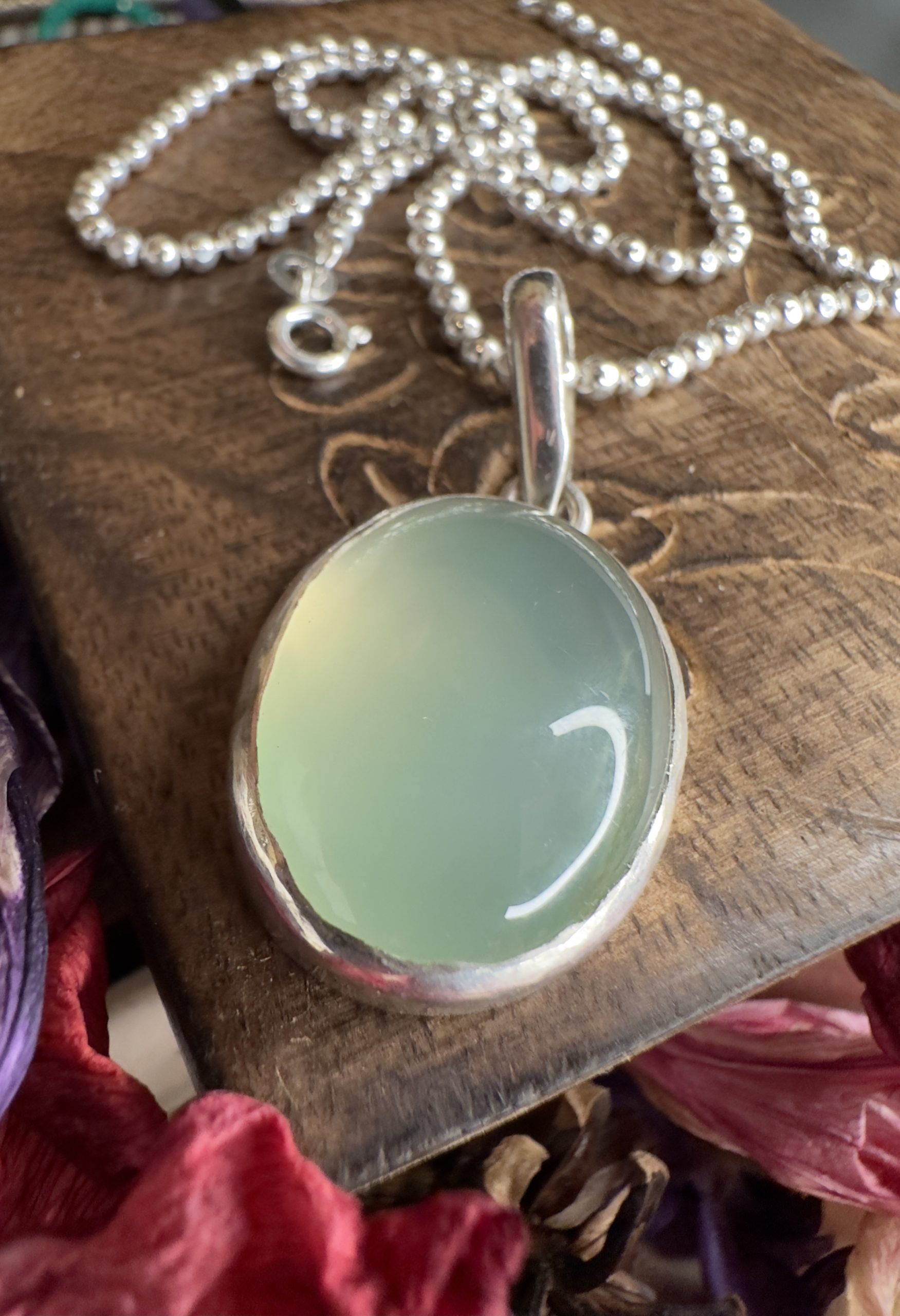 Jai Chrysoprase Necklace - Image 2