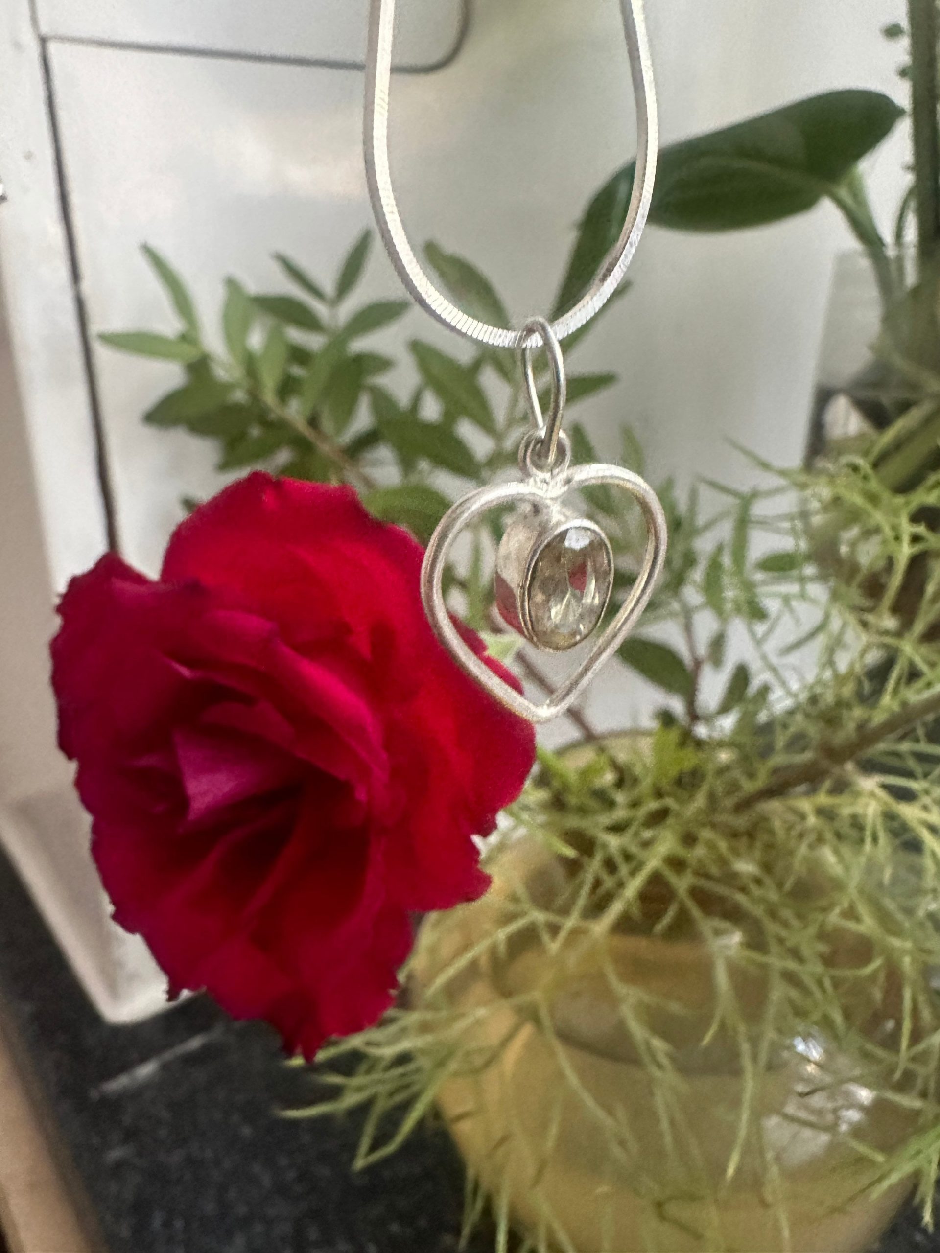 Citrine Heart Pendant-Hiranya - Image 2