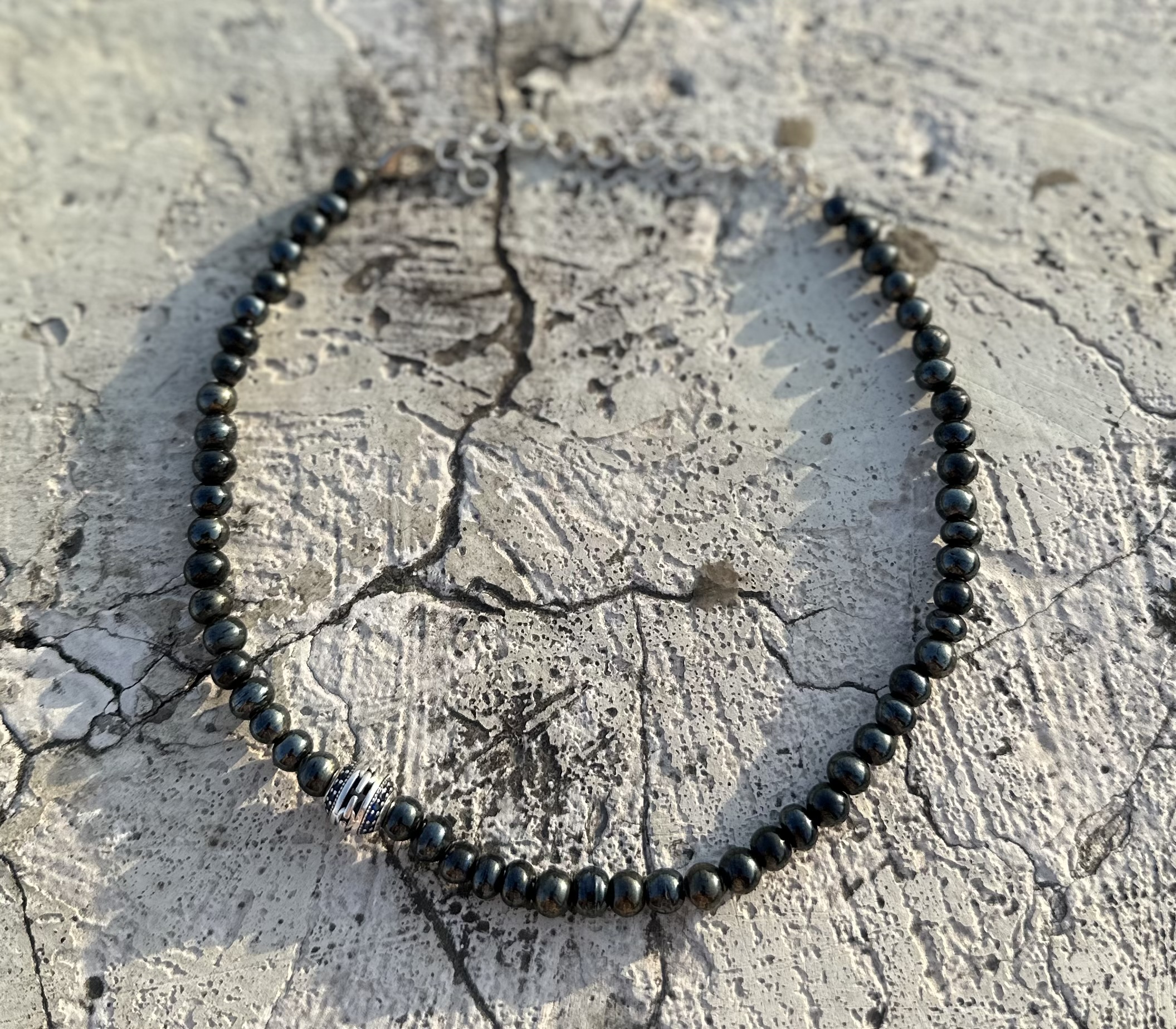 Hematite Necklace - Shyam - Image 10
