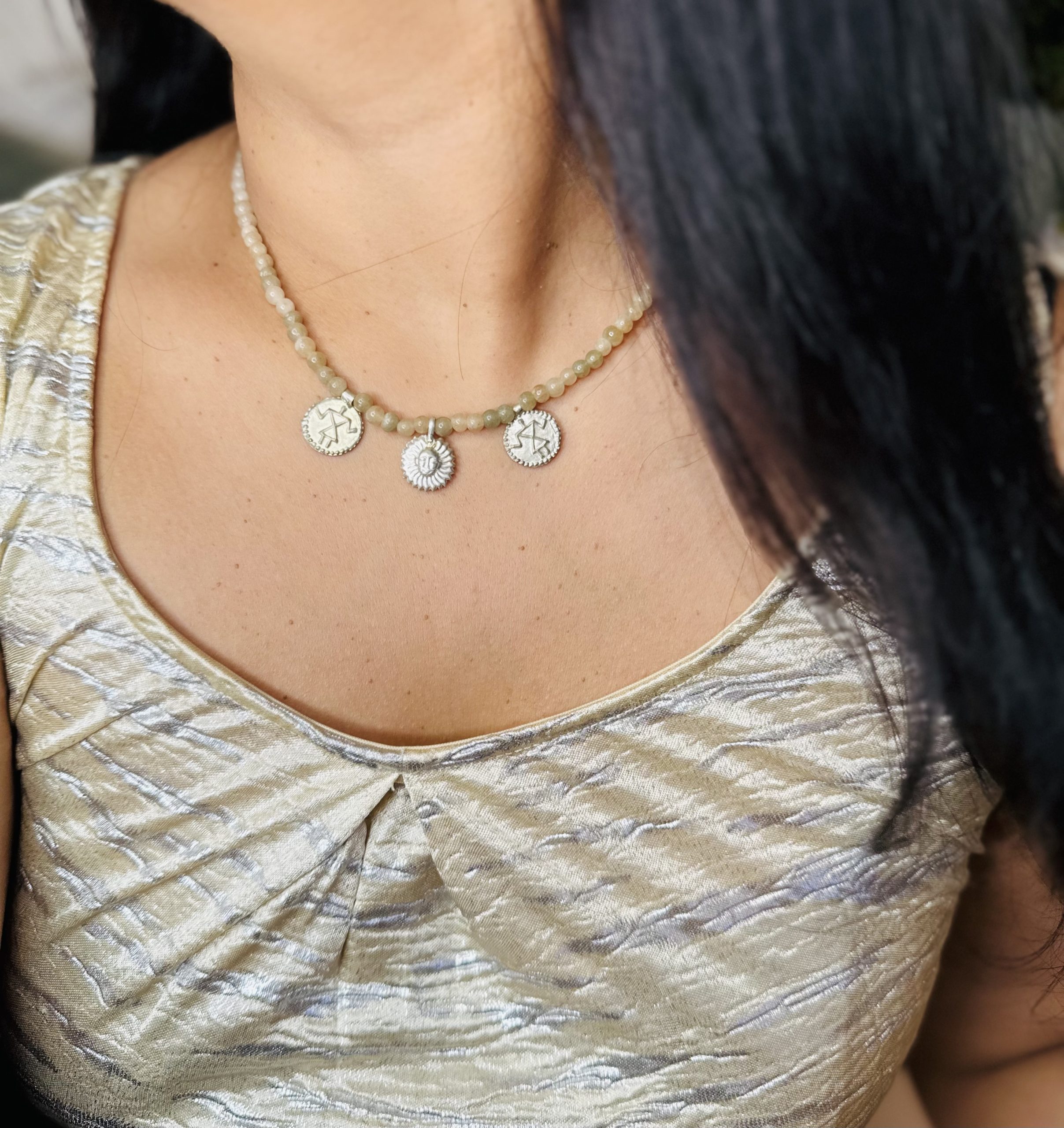 Veera Traditional Indian Evil Eye Necklace