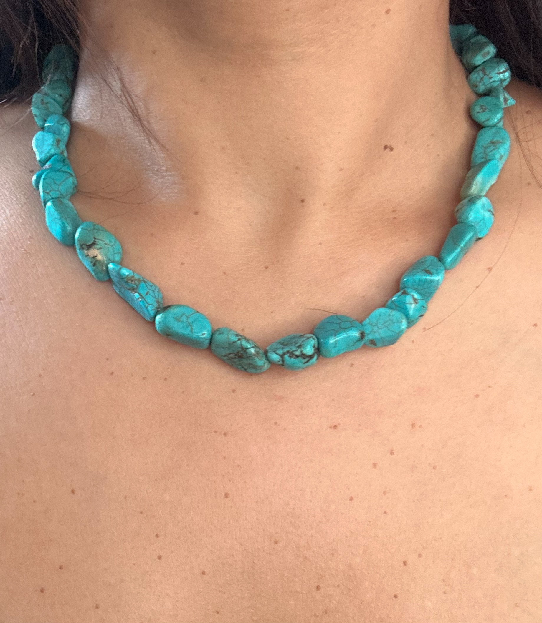 turquoise pendant gold