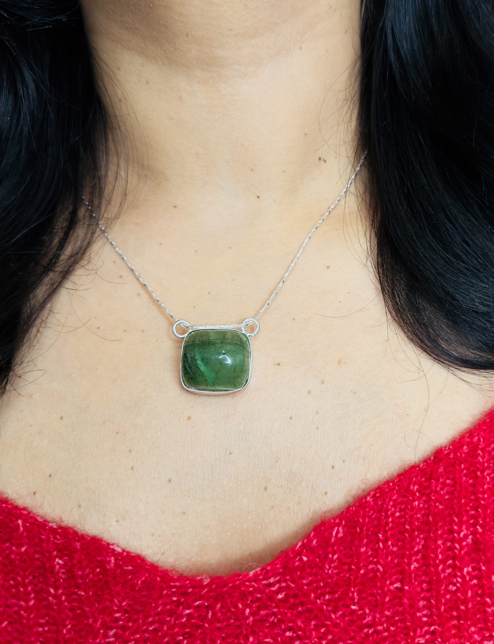 Green Tourmaline - Punarvasu Pendant - Image 8