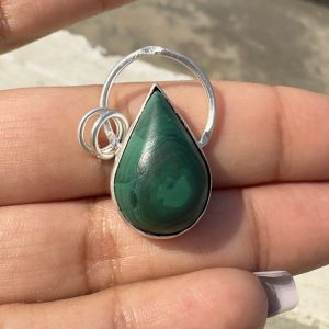 malachite pendant
