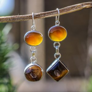 Garnet & Tiger's Eye
