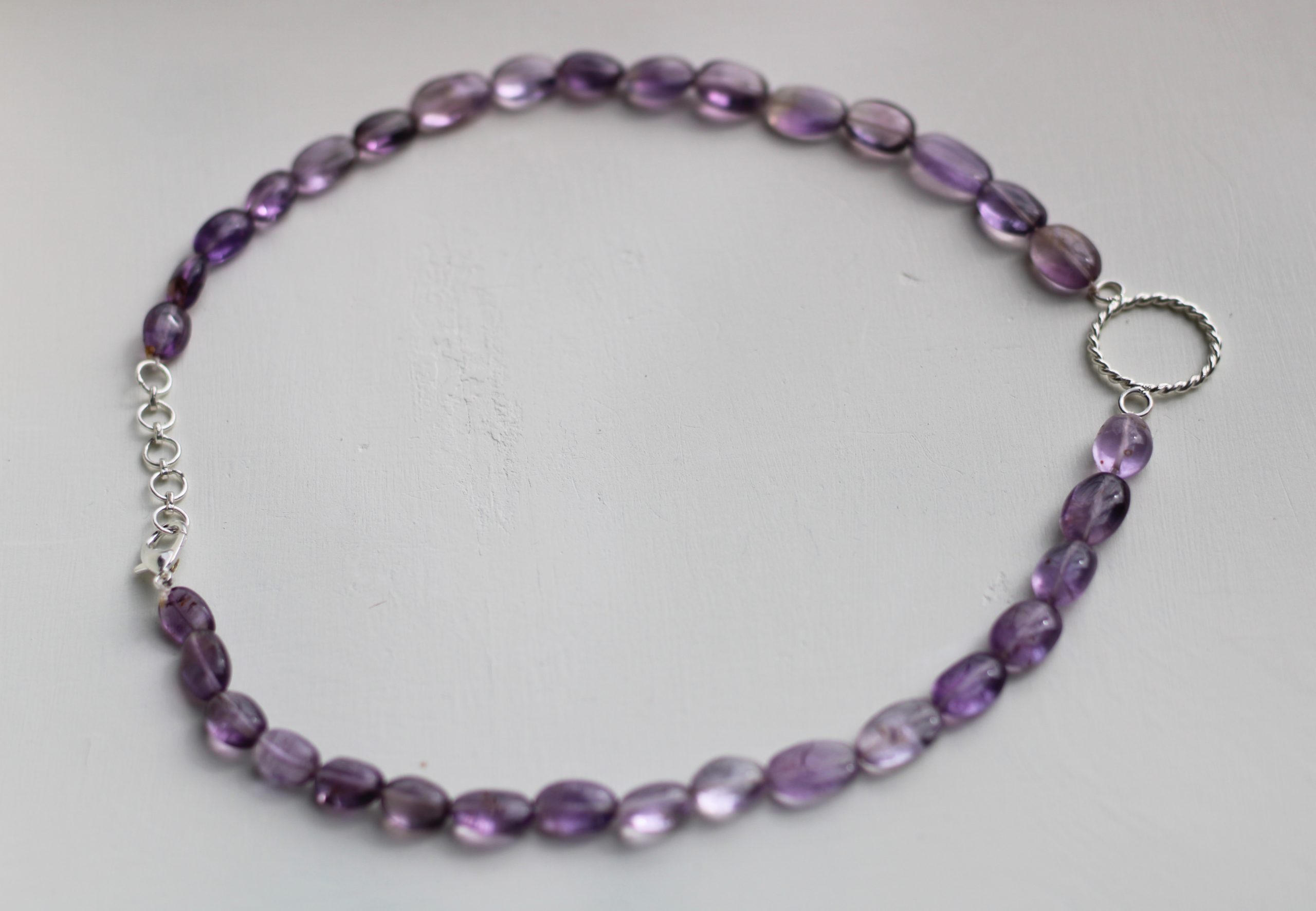 Meenakshi Amethyst Bead Necklace - Image 5