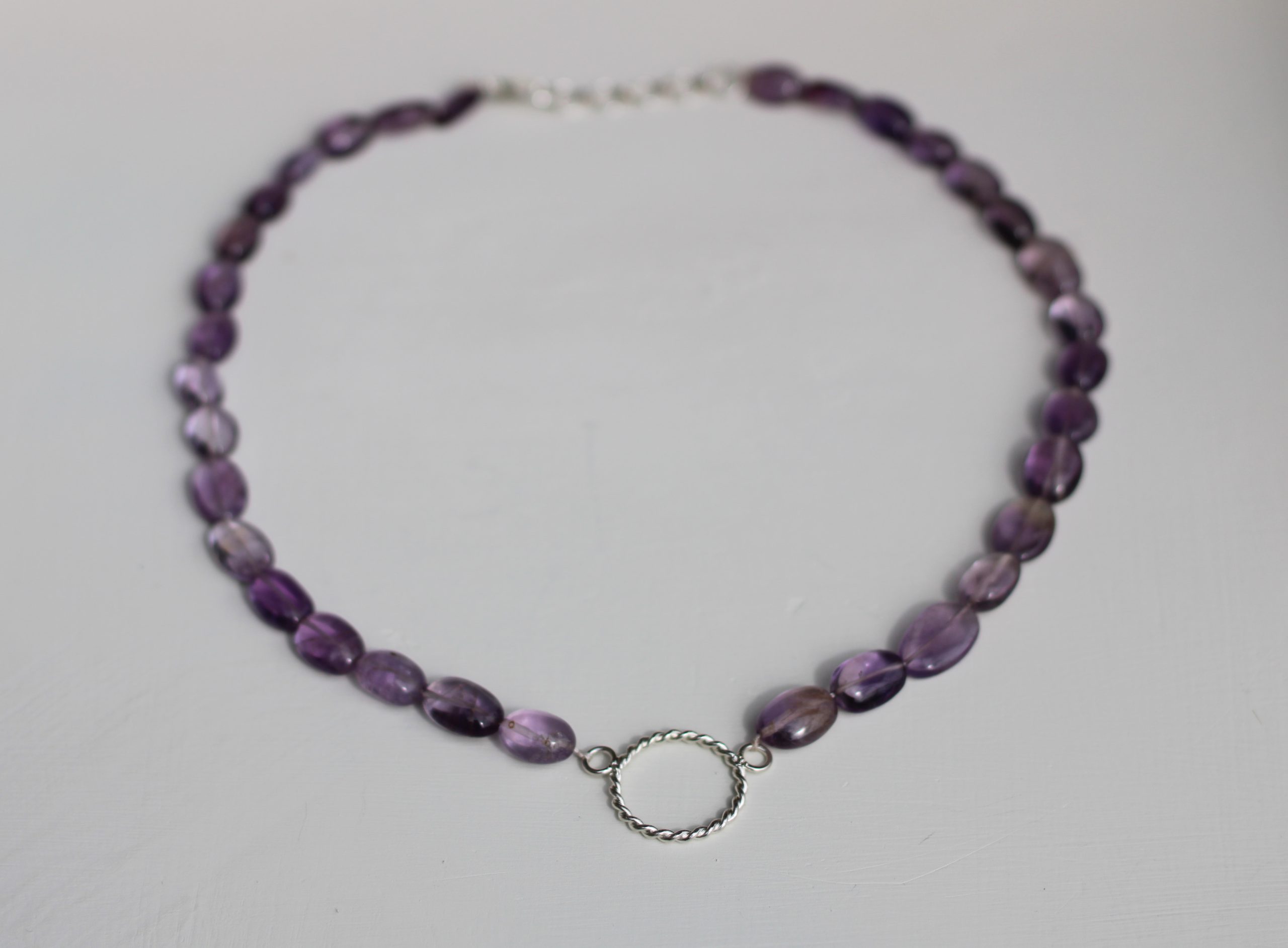 Meenakshi Amethyst Bead Necklace - Image 2