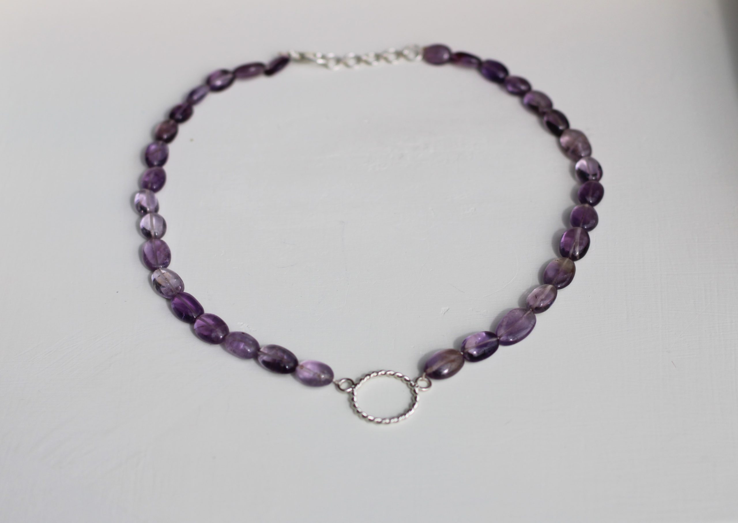 Meenakshi Amethyst Bead Necklace - Image 4