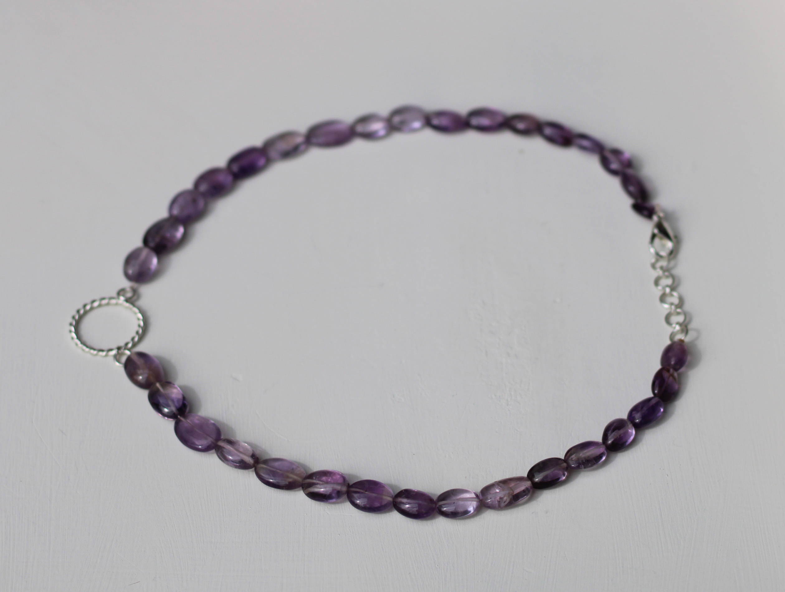 Meenakshi Amethyst Bead Necklace - Image 11
