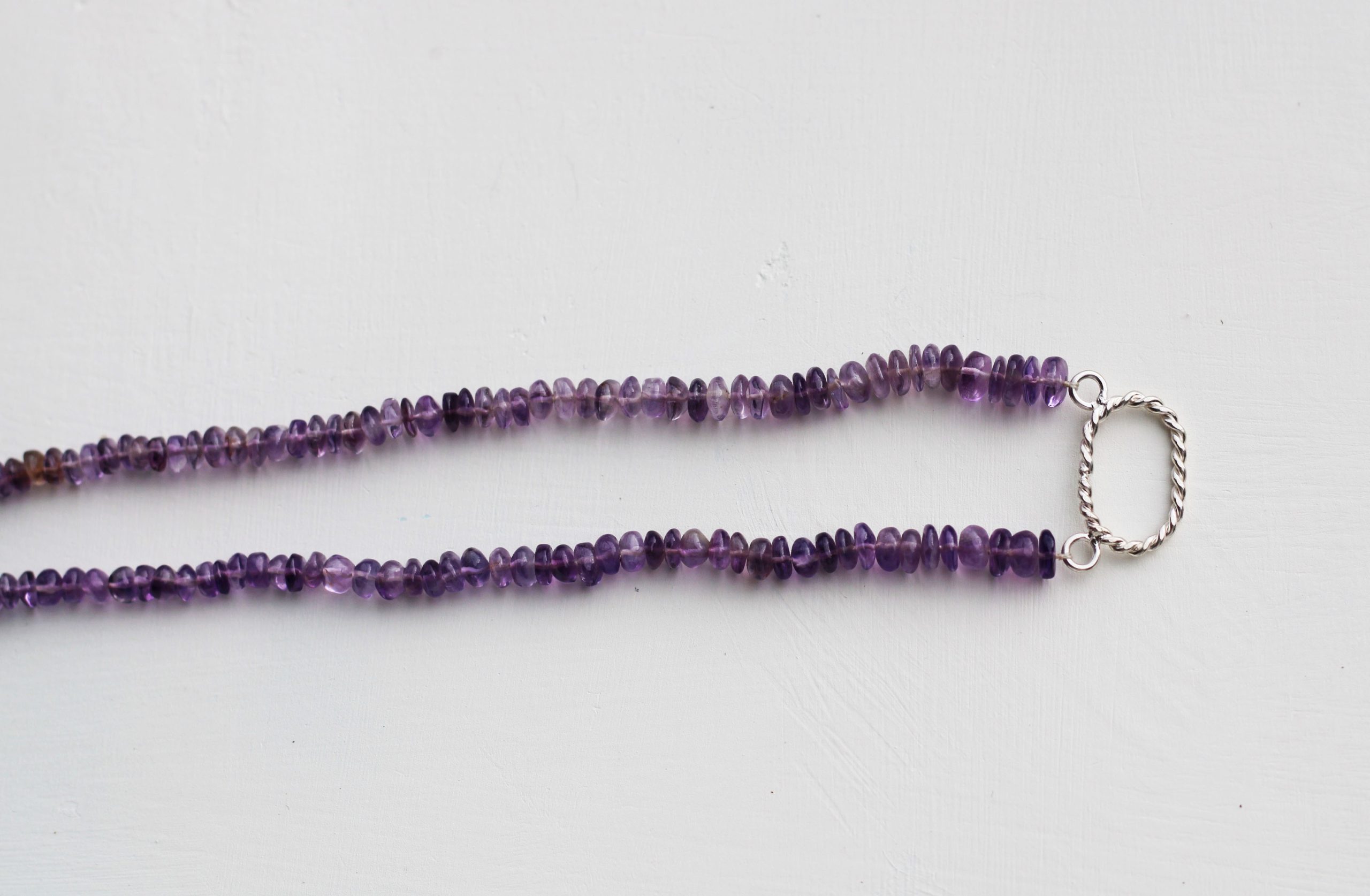 JaatVedo Silver Amethyst Necklace - Image 10