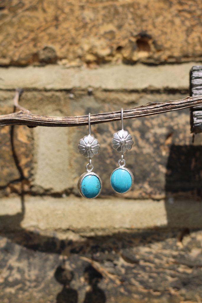 Turquoise Jhumka