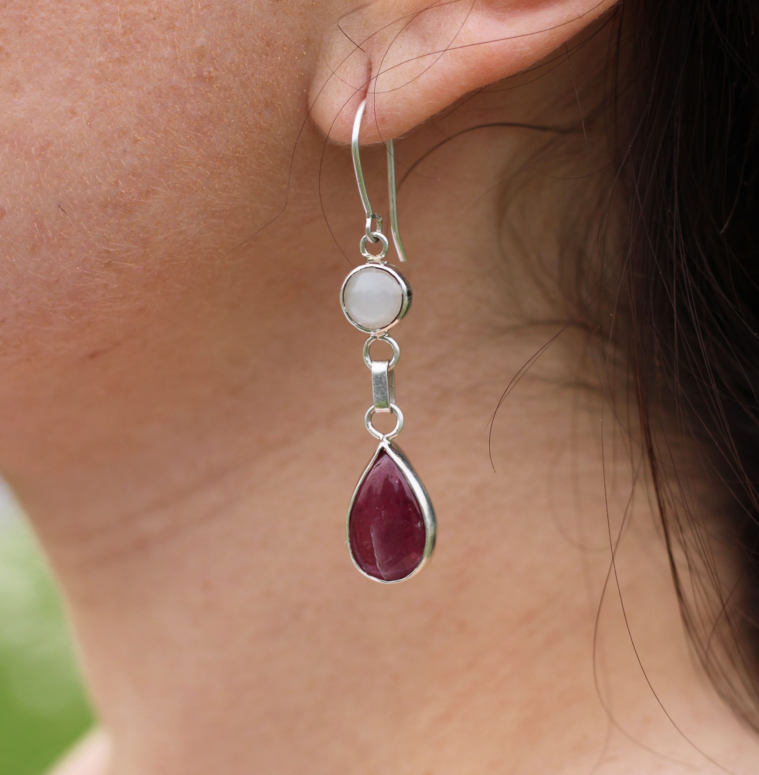 Ruby Earrings - Mrigrashira - Image 6