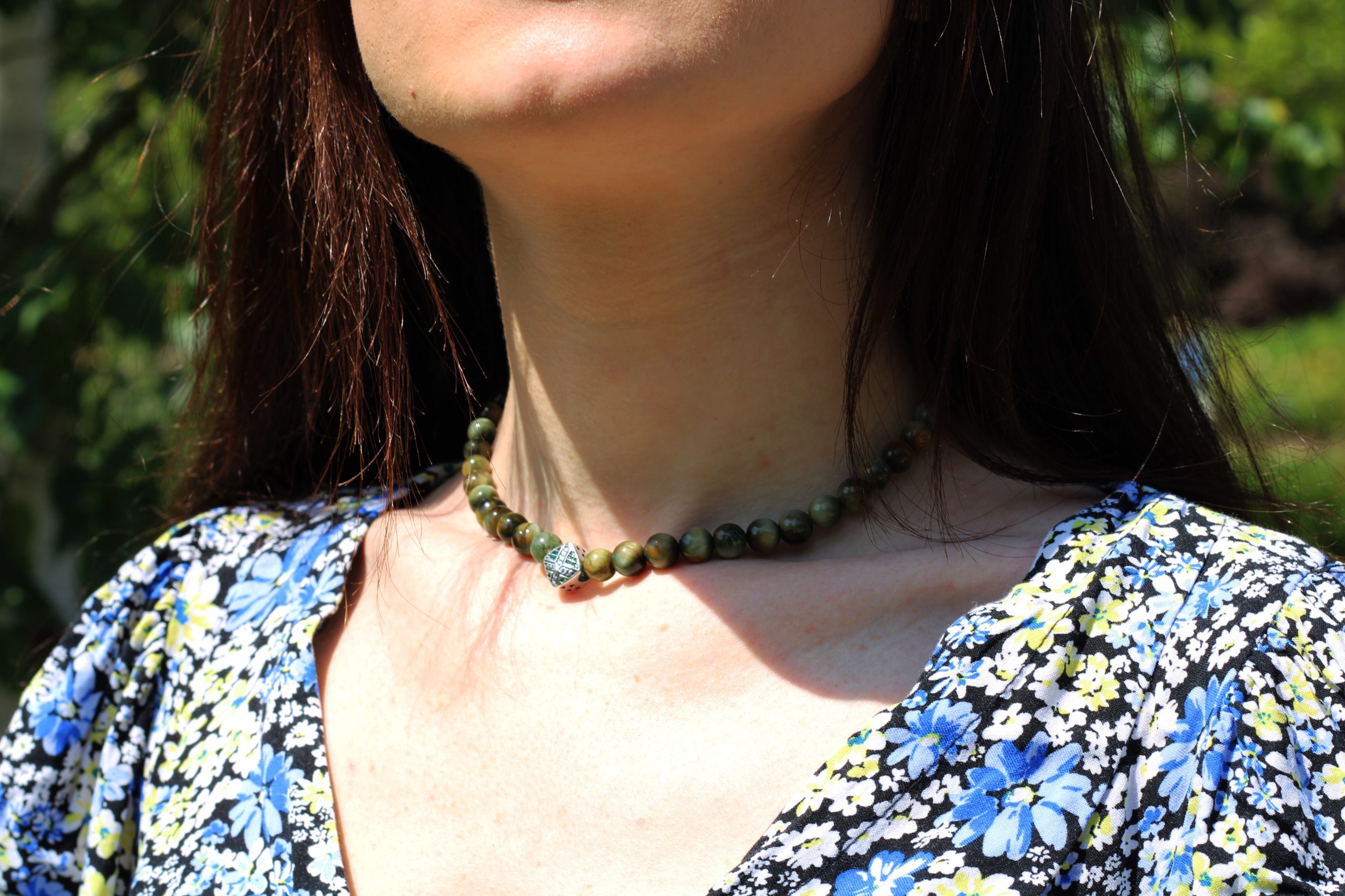 Menaka Cat's Eye Choker - Image 8