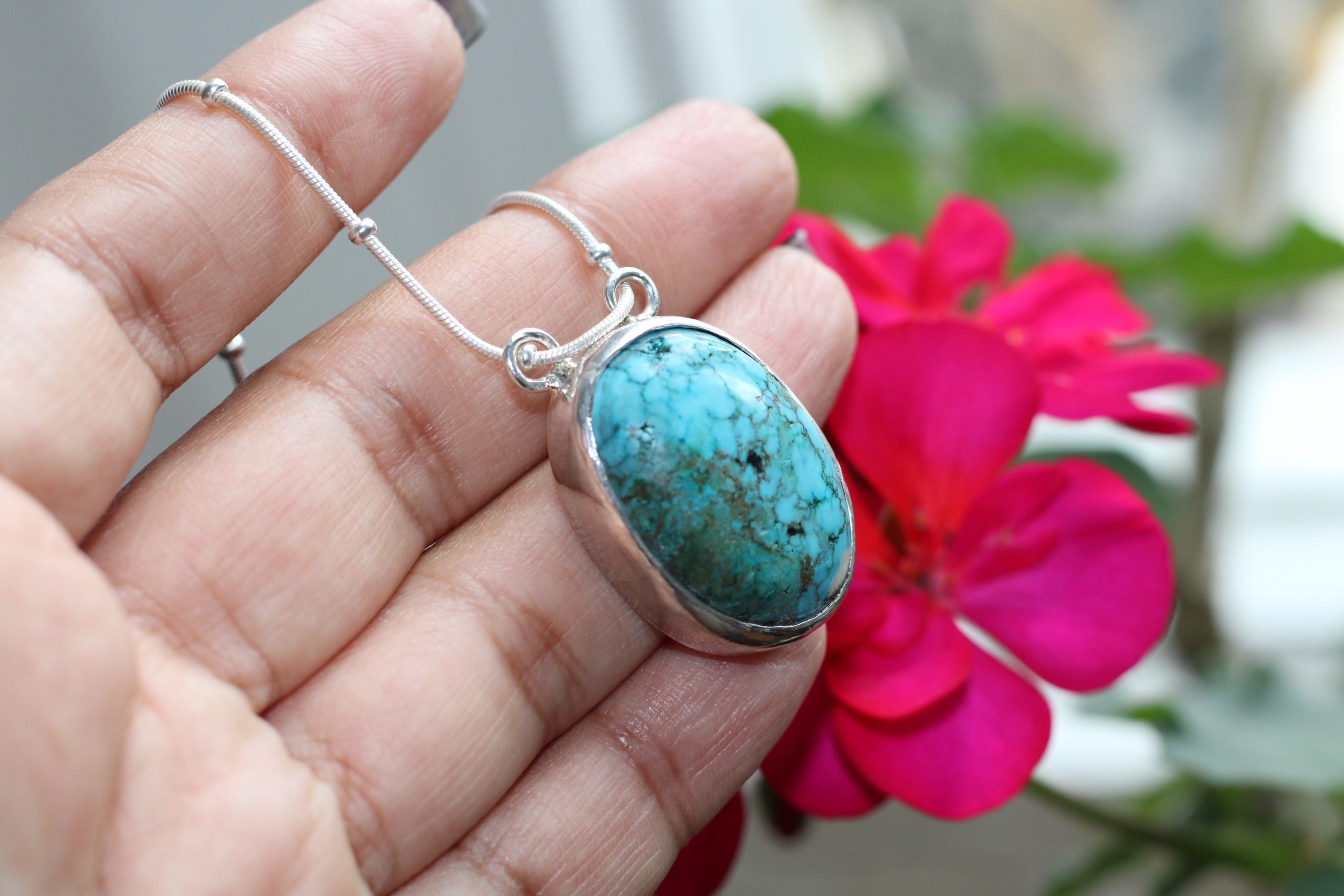 Tibetan Turquoise Necklace - Abhijit - Image 2