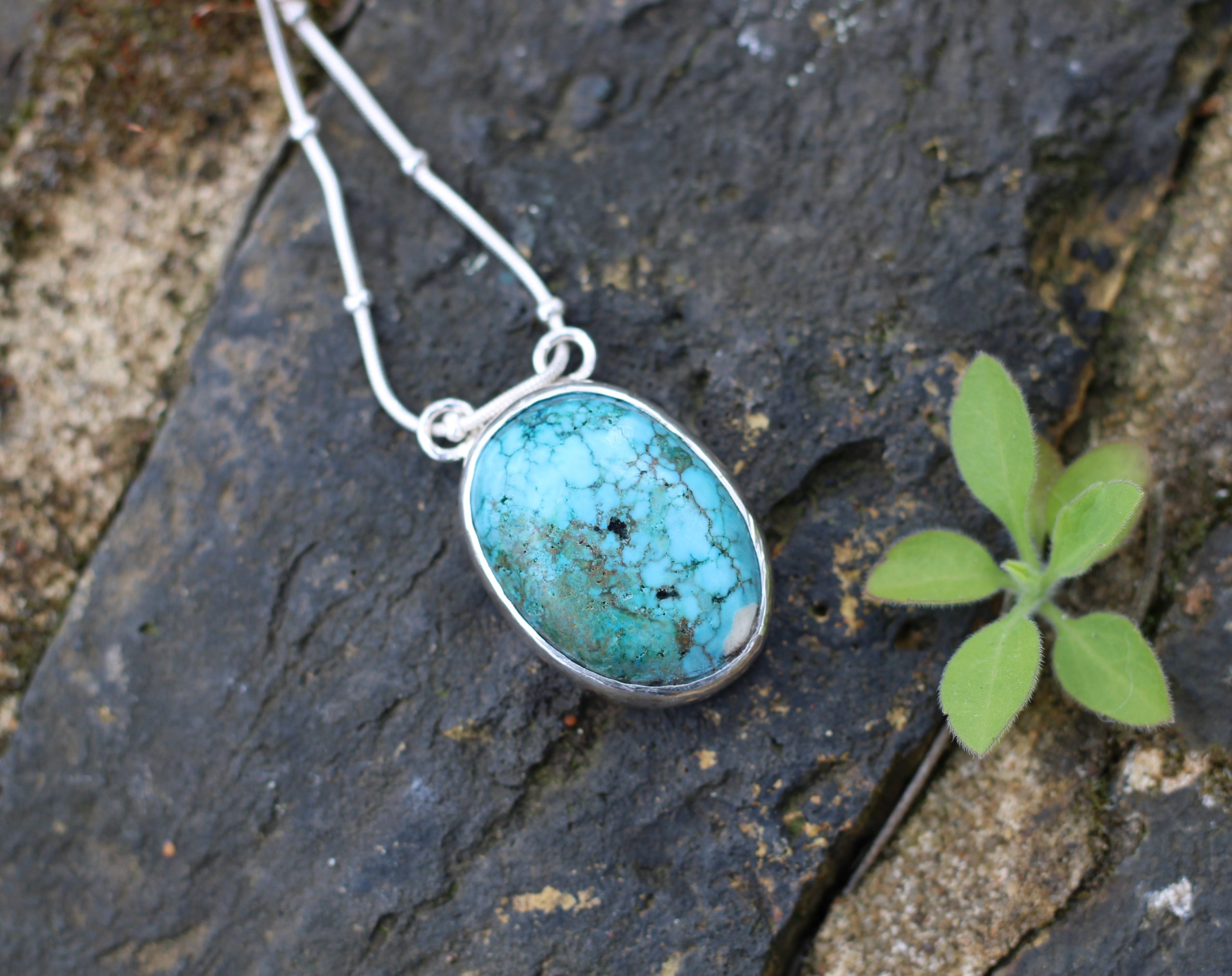 Green Tibetan turquoise