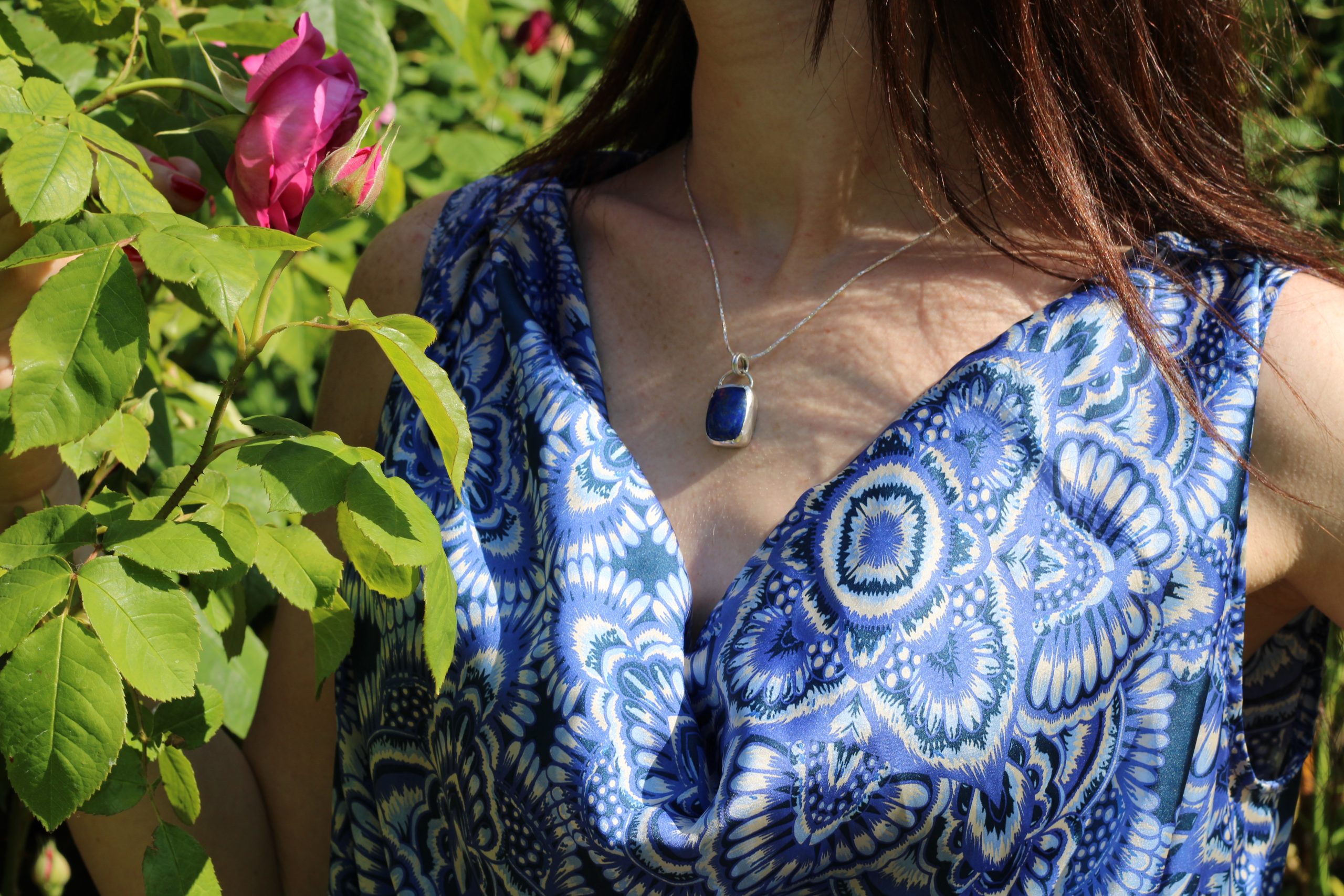 Lapis Lazuli Pendant - Vishuddhi Necklace - Image 5