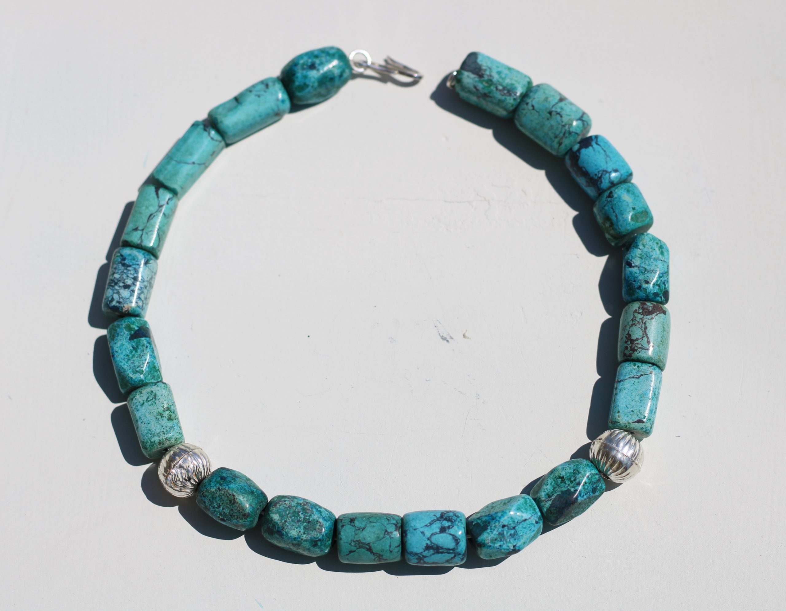 Chunky Turquoise Necklace - Hema Fertility Necklace - Image 2