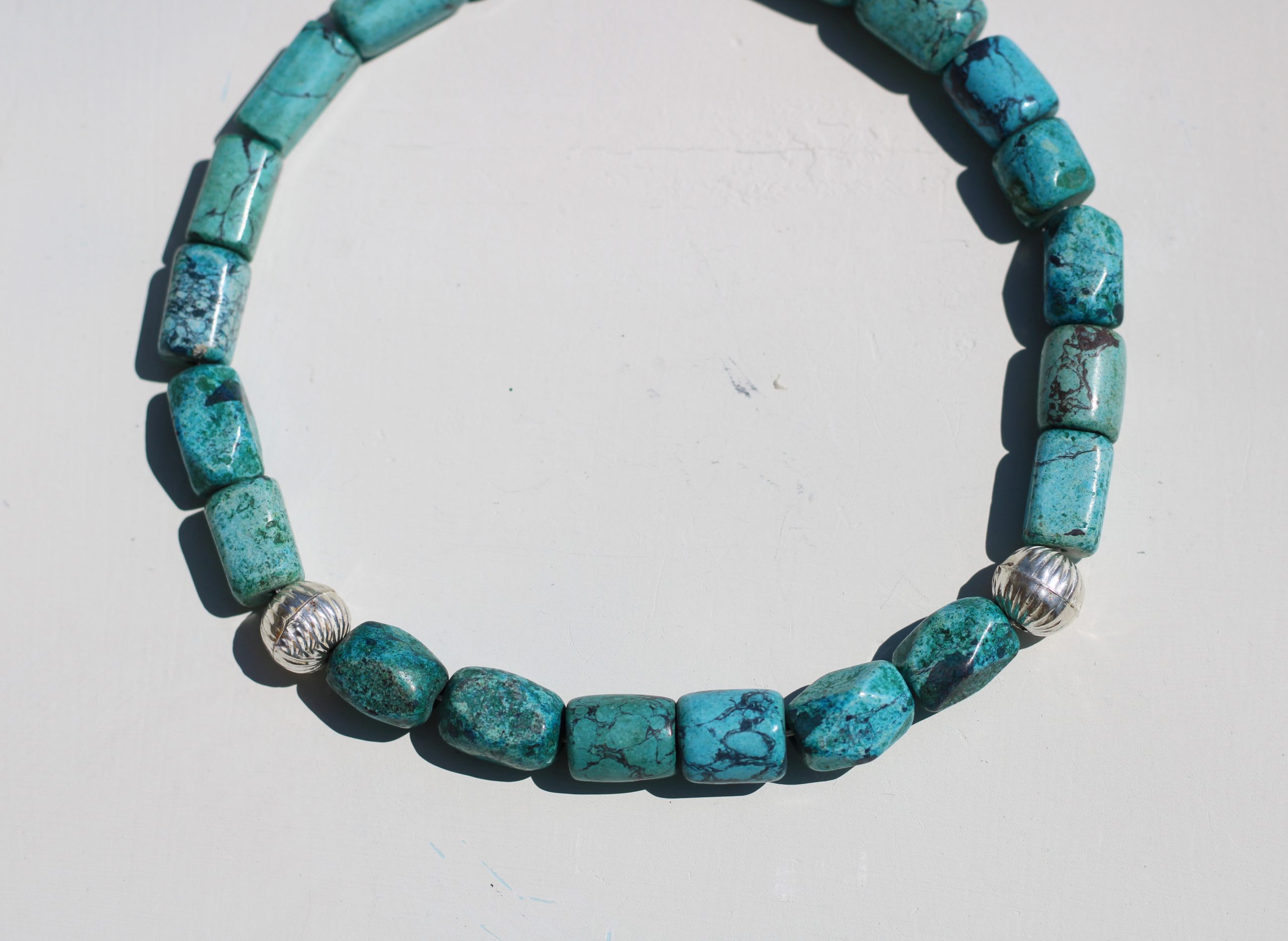 Chunky Turquoise Necklace - Hema Fertility Necklace - Image 12
