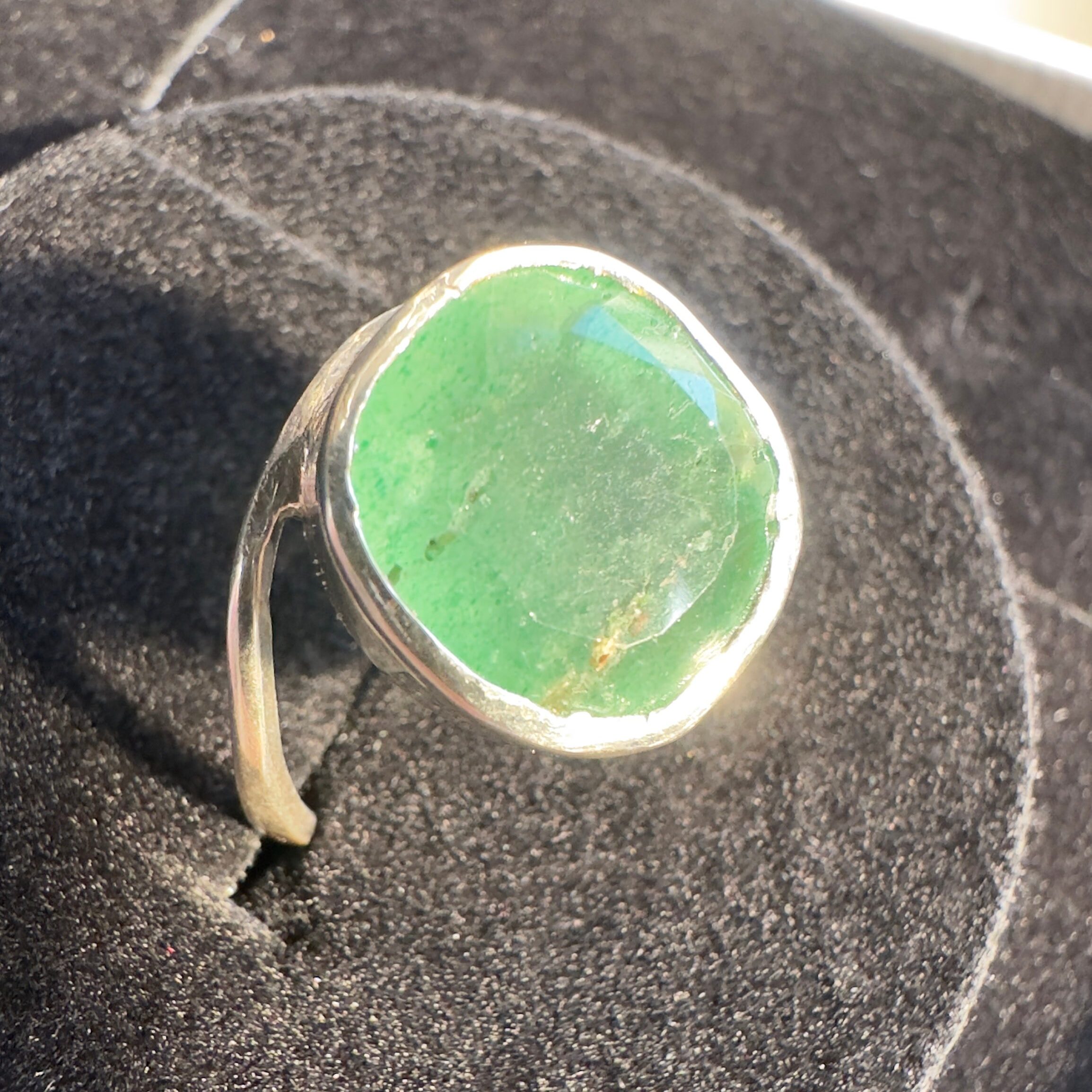 Veeru Emerald Pinky Ring