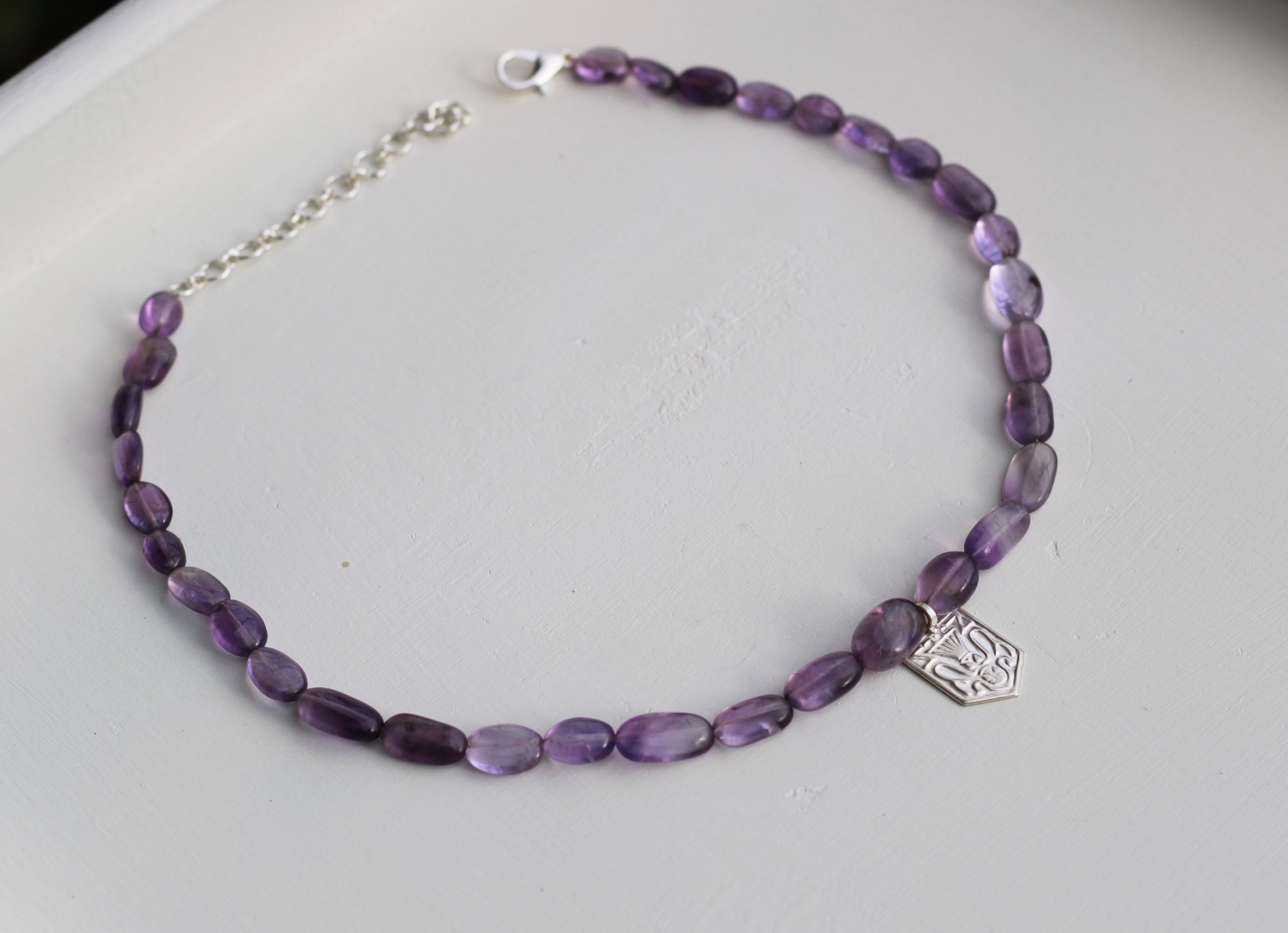 Amethyst Charm Necklace