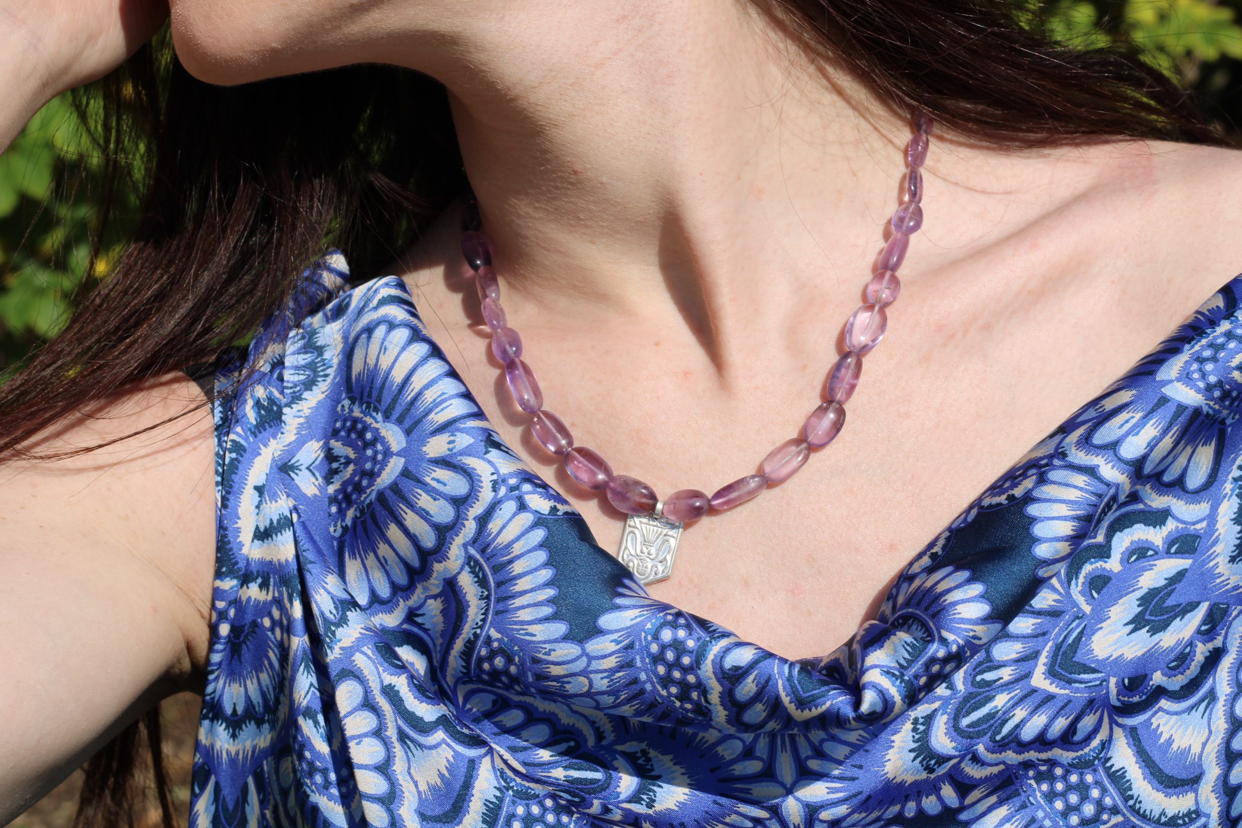 february birthstone necklace