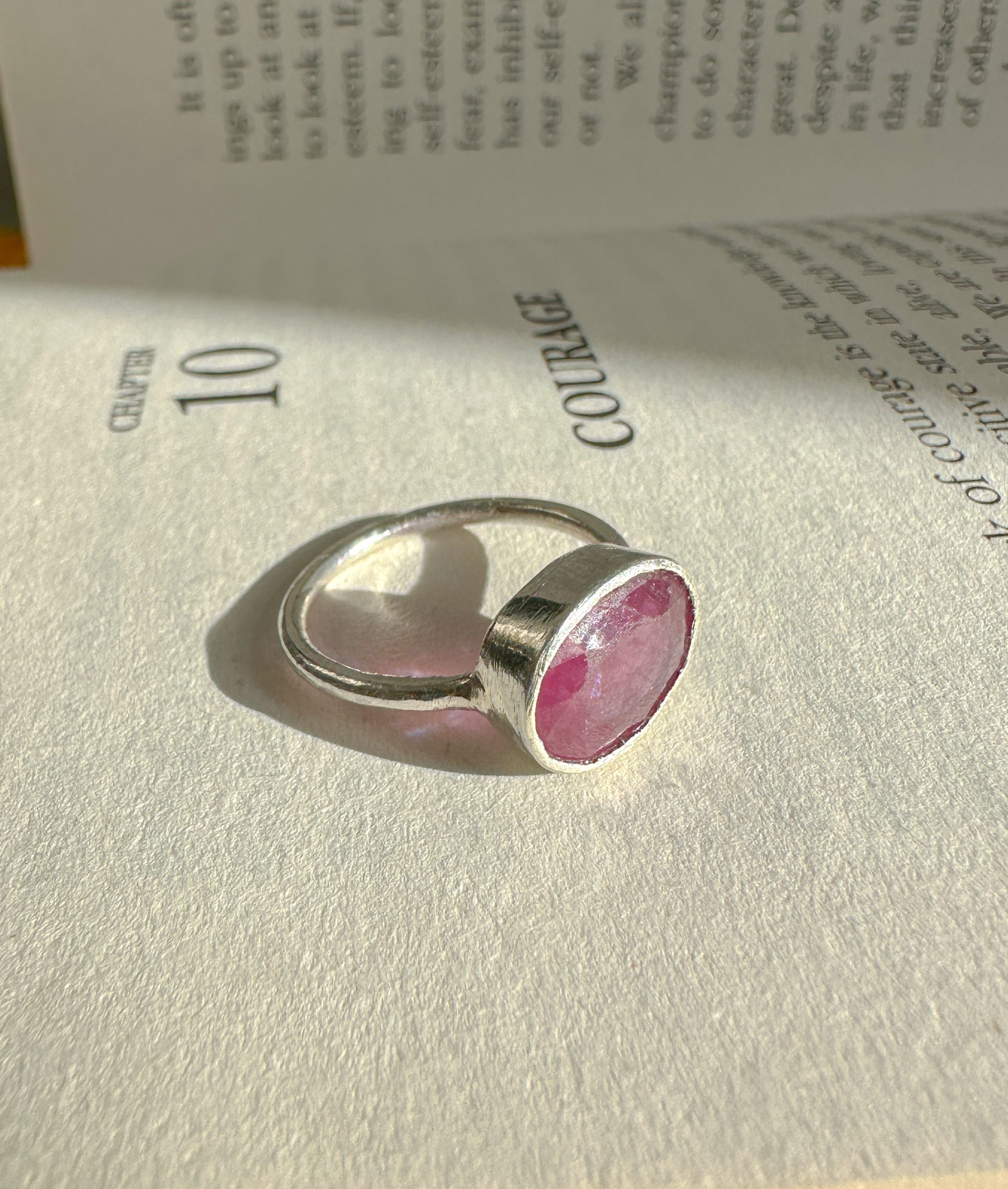 Ruby Ring - Tvam -UK Size M/Q - Image 2