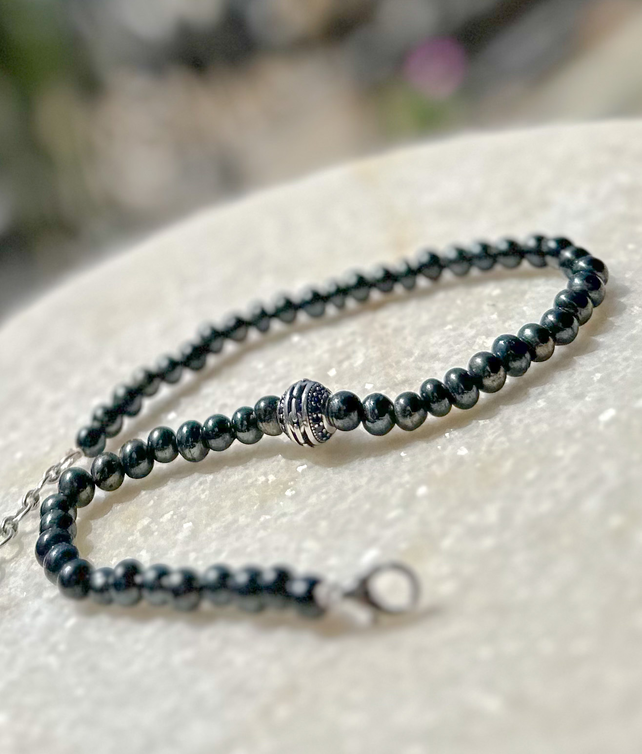 Hematite Necklace - Shyam - Image 4