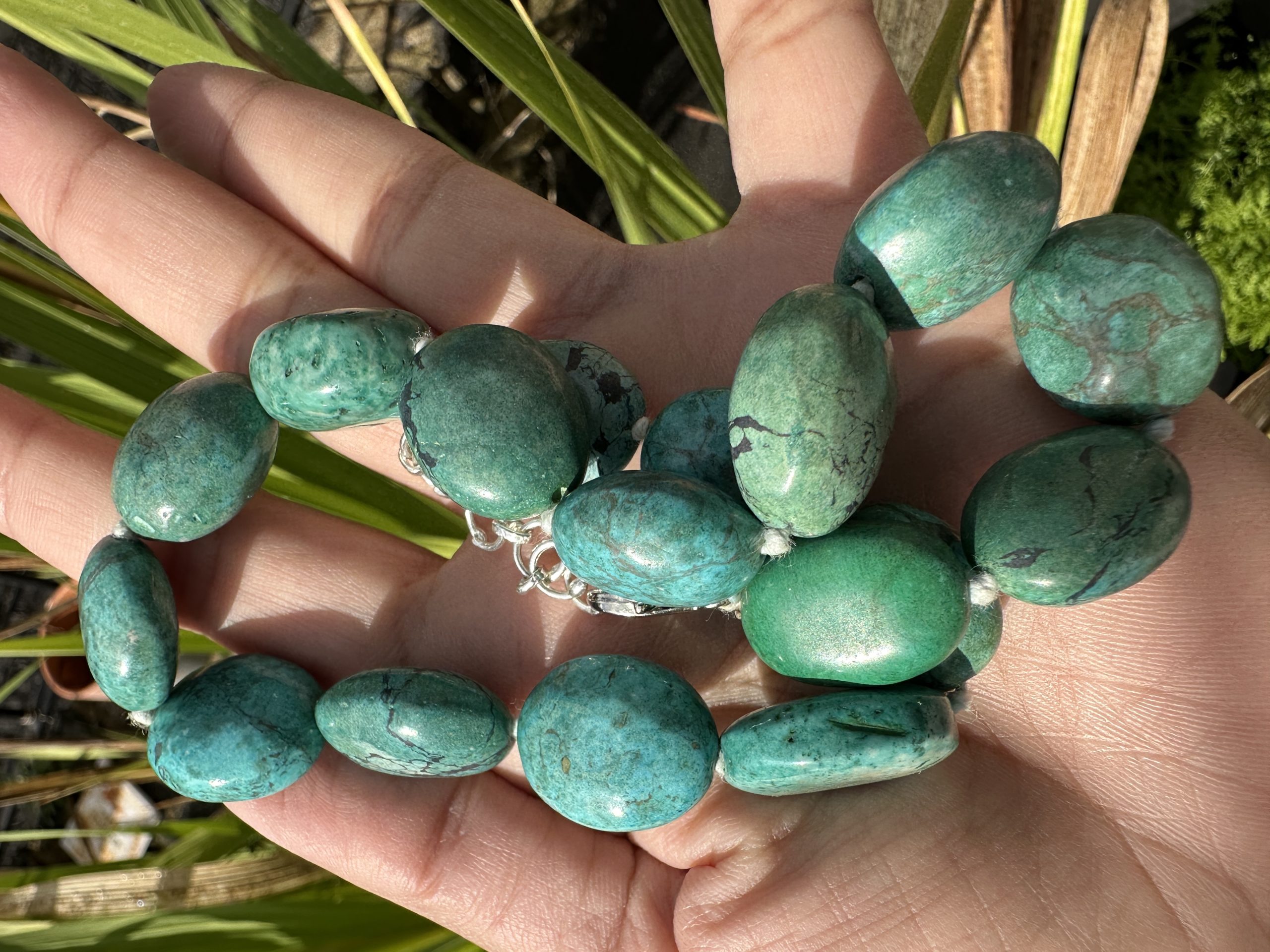 Turquoise Beaded Necklace - Vasavi - Image 8