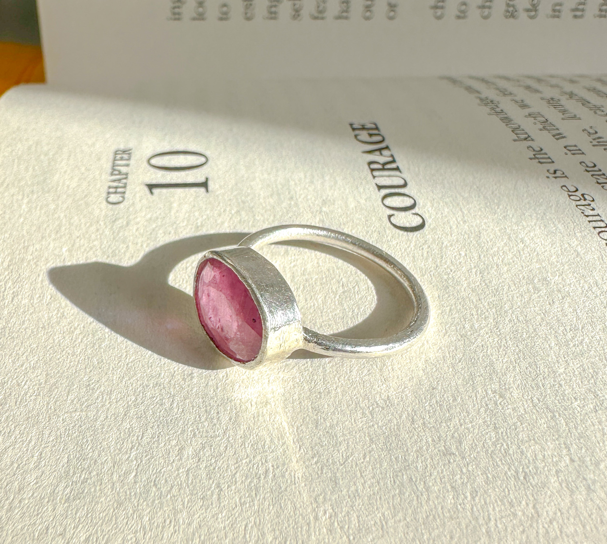 Ruby Ring - Tvam -UK Size M/Q - Image 3