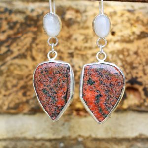 Moonstone Gemstone Earrings