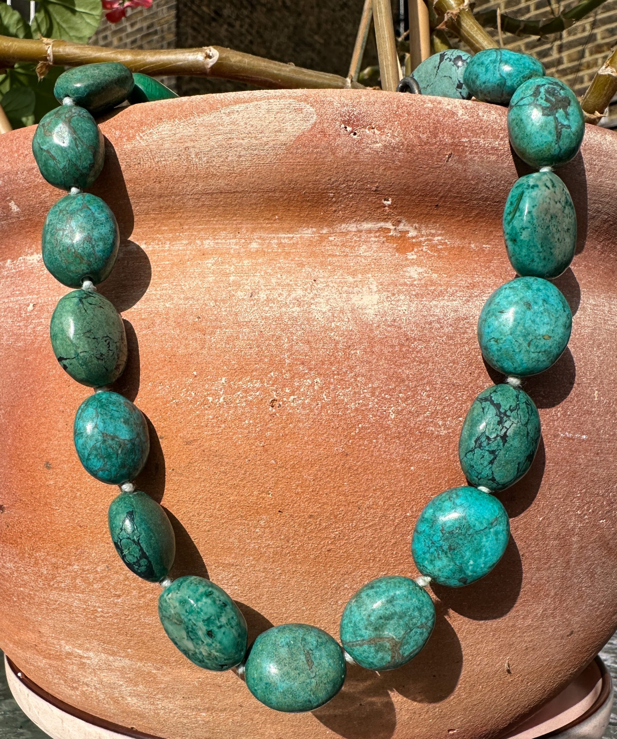 Turquoise Beaded Necklace - Vasavi - Image 7