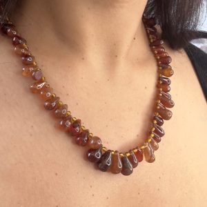 Ameyaa Vintage Amber Necklace