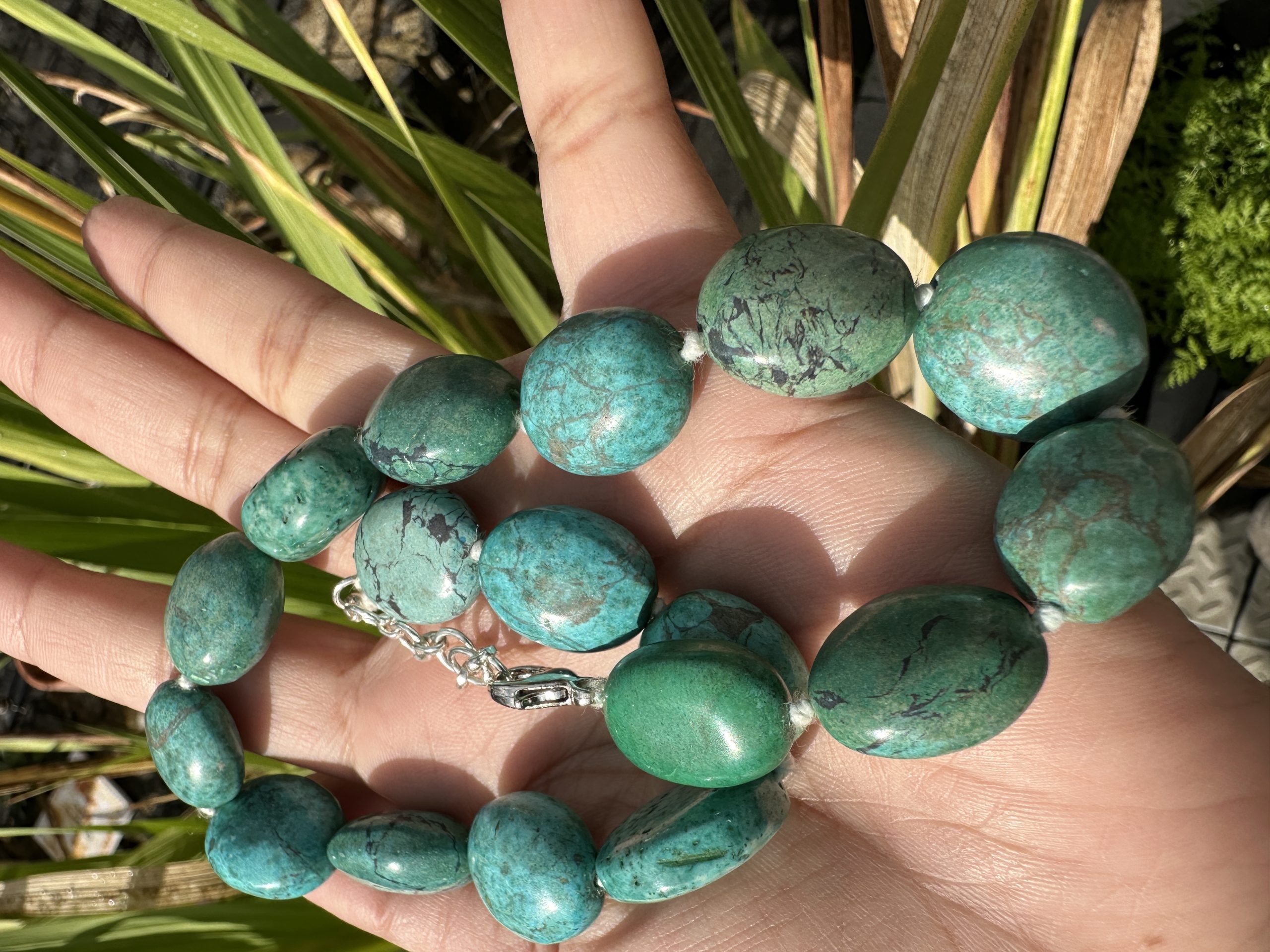 Turquoise Beaded Necklace - Vasavi - Image 5