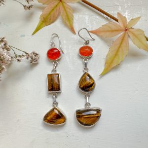 Orange Earrings