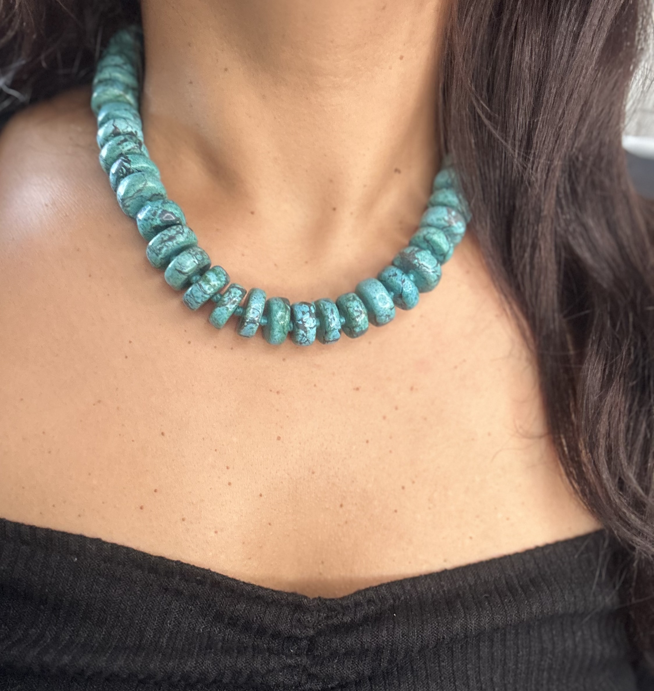 navajo necklace turquoise
