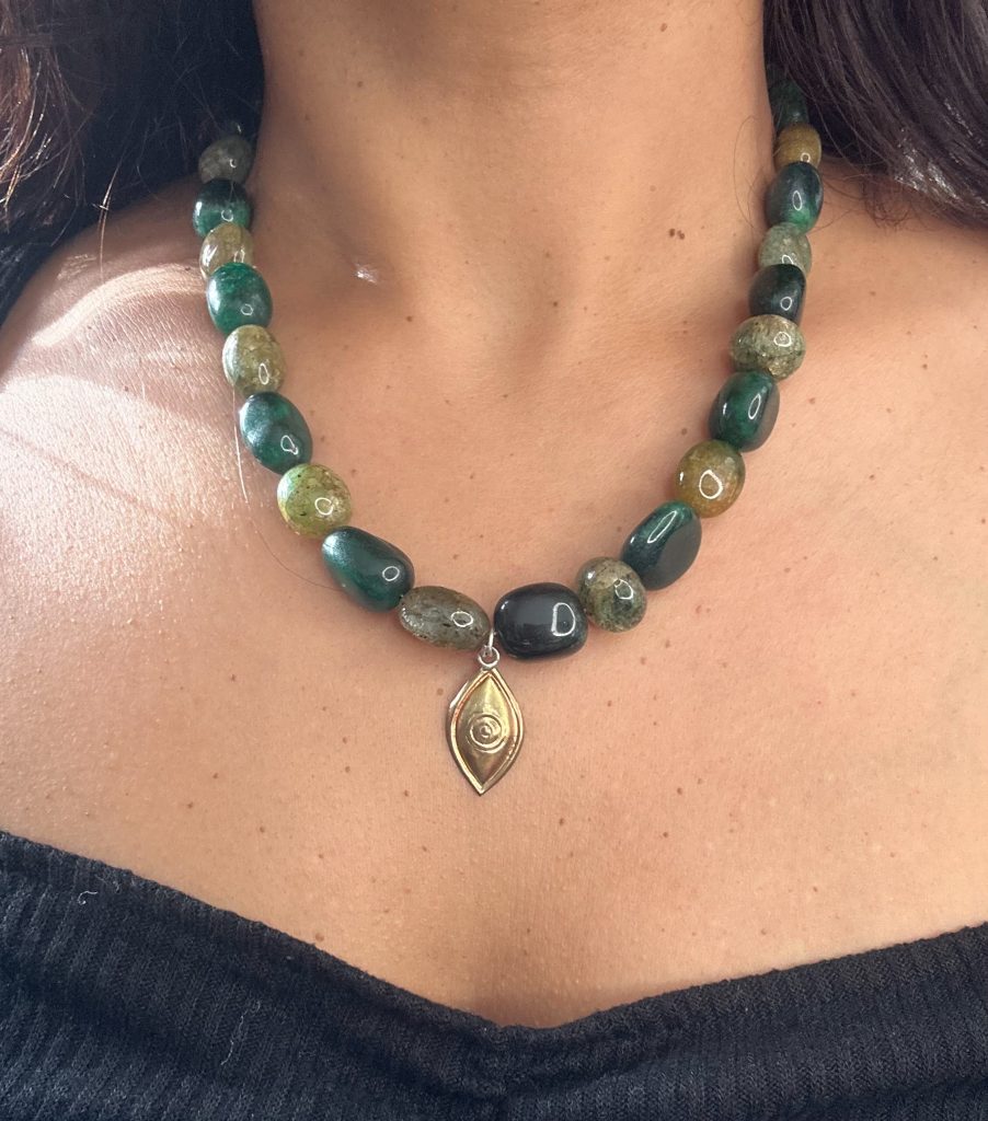 emerald green necklace