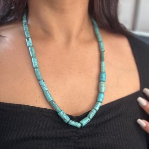 long turquoise necklace