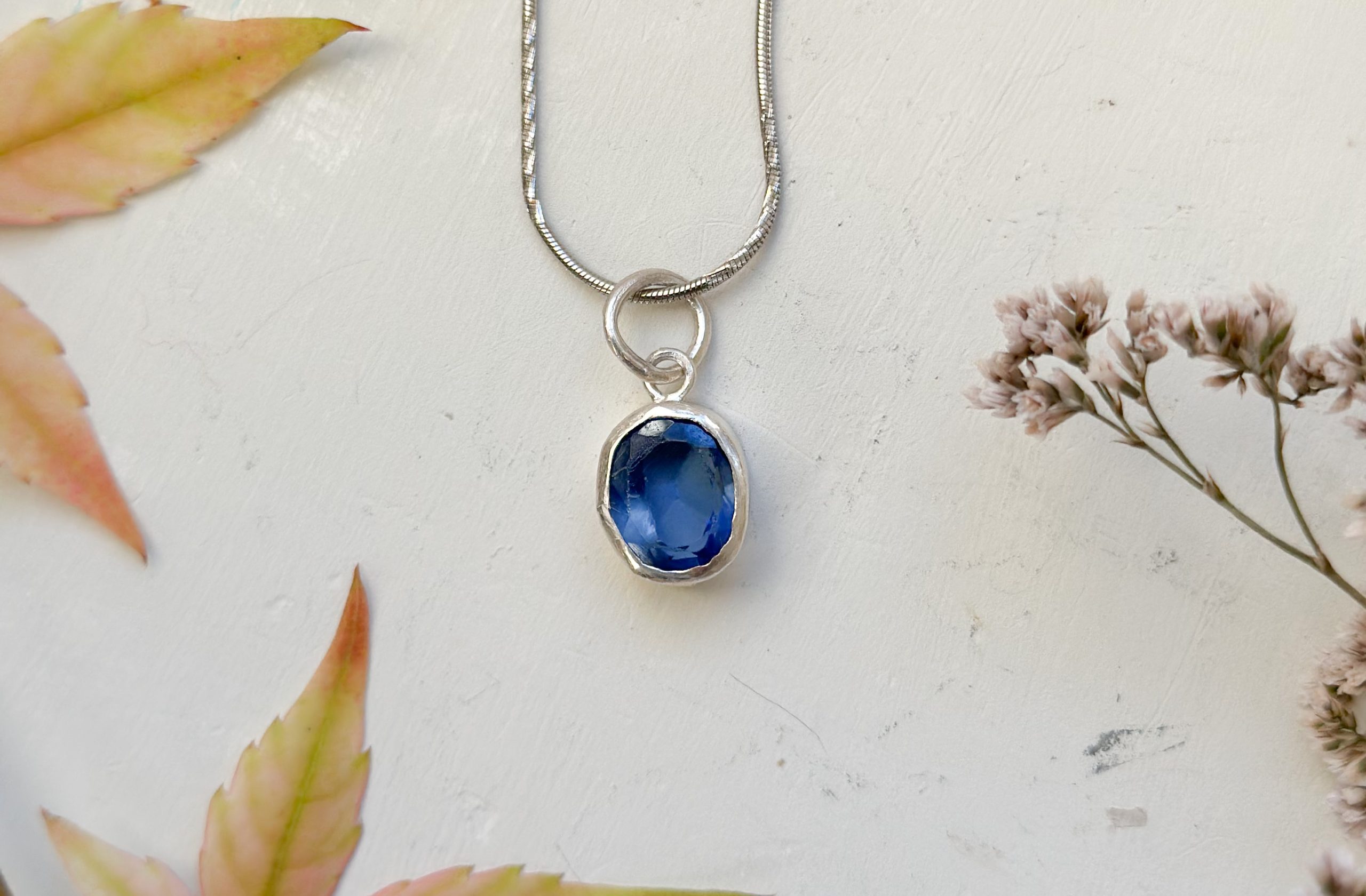 blue pendant