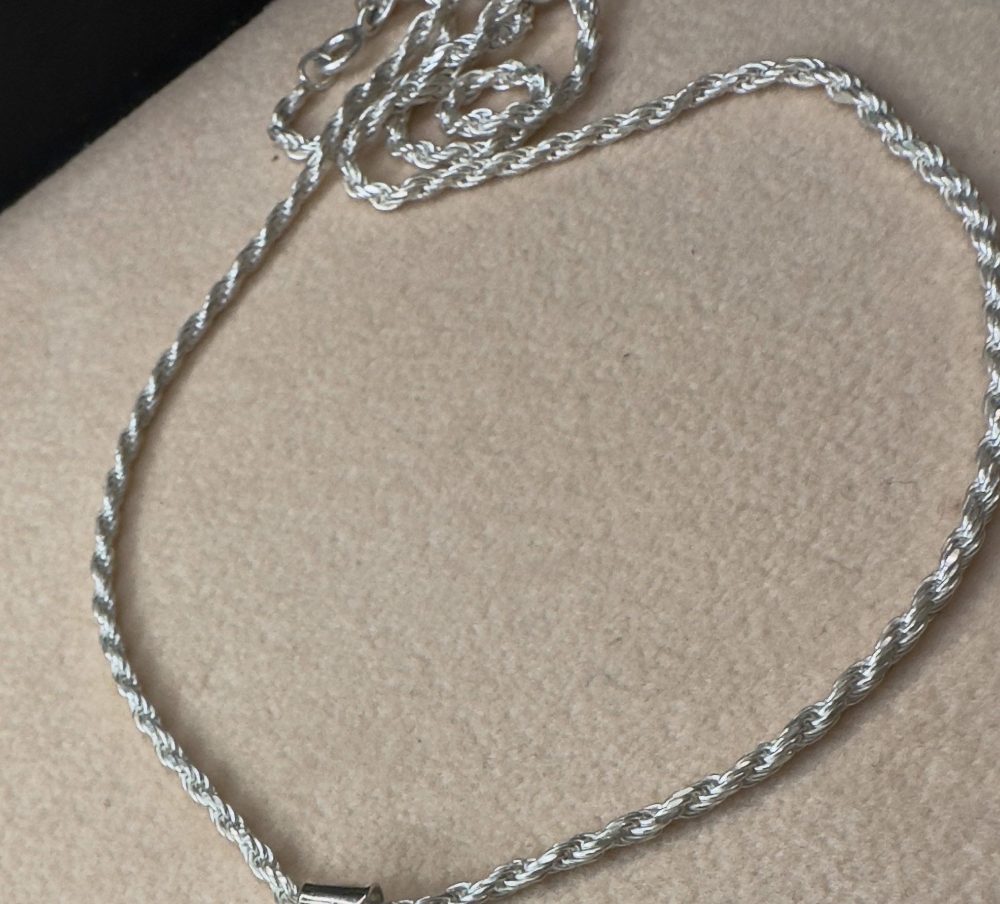 sterling silver rope chain